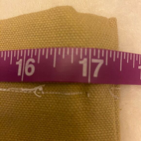 Handcrafted‎ Tan and Blue Paisley Reusable Shopping Bag - Picture 8 of 10